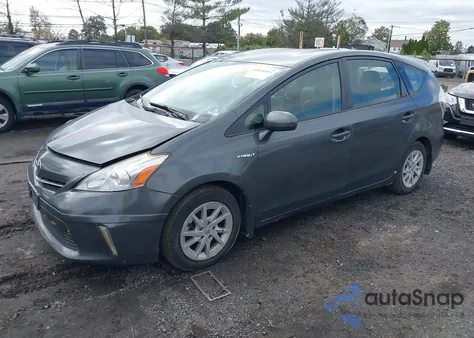 2012 Toyota Prius V Two из США, поврежденный, VIN JTDZN3EU9C3132828
